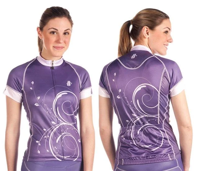 Hincapie Anthem Cycling Jersey - Grape Trendy Jersey Shirt