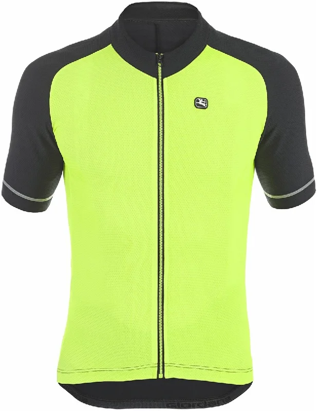 Giordana Lungo Short-Sleeved Jersey - Fluo Halter Neck Jersey Tee