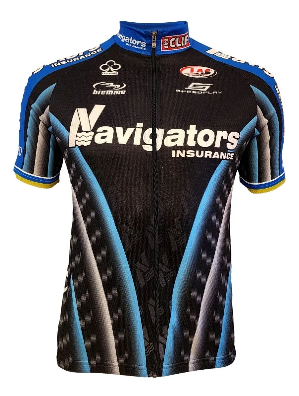Biemme Navigators Team Jersey- Uzbekistan Sleeve Stripes Party Jersey Tee