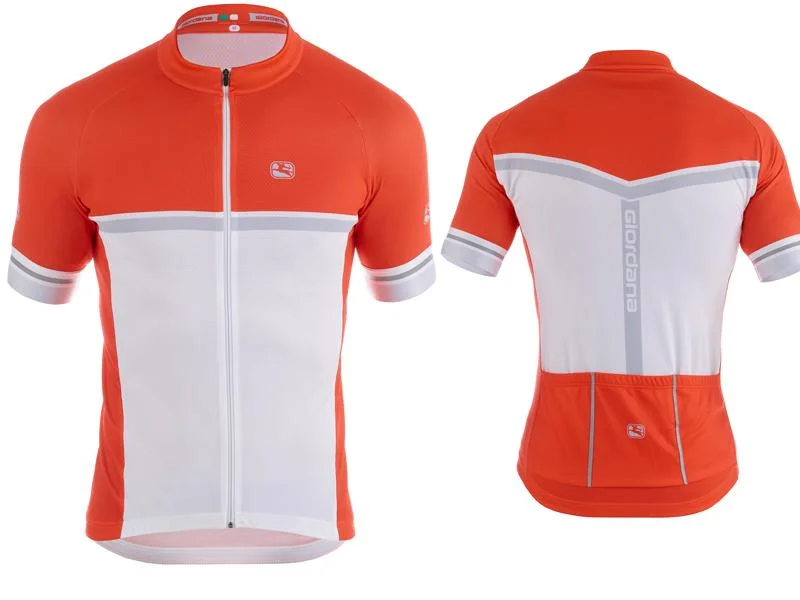 Giordana Silverline Raglan Short Sleeve Jersey Red Warm Jersey Shirt