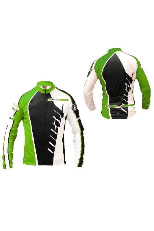 Giordana Trade Long Sleeve Winter Jersey Green Summer Jersey Tee