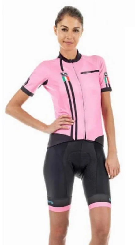Giordana Women's Moda Tenax "Squadra" Pro Short Sleeve Jersey Spring Jersey Blouse