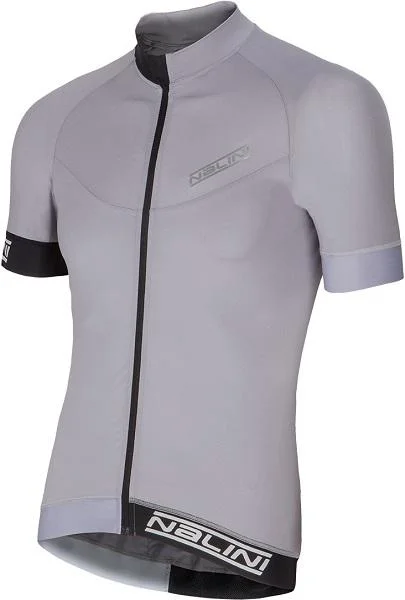 Nalini Curva Ti Short Sleeve Jersey - Grey Fashion Jersey Blouse