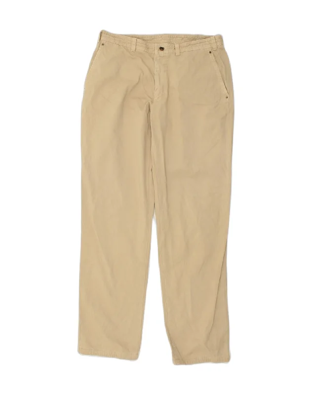 MASSIMO DUTTI Womens Straight Chino Trousers W34 L34 Beige Pinstripe Trousers Palazzo Wide Leg MASSIMO DUTTI Womens Straight Chino Trousers W34 L34 Beige Pinstripe Trousers Palazzo Wide Leg