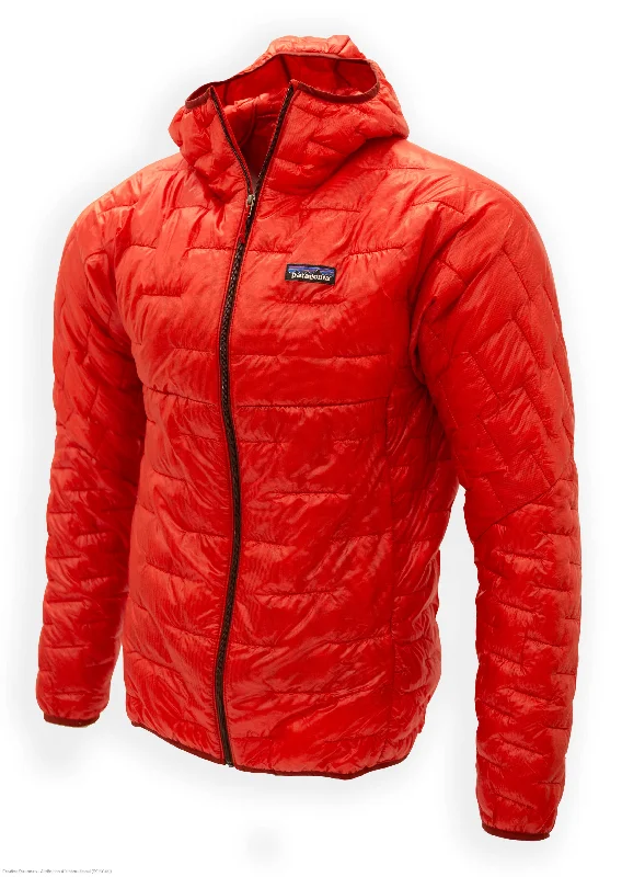 Men's Micro Puff Hooded Jacket Anorak Shell Jacket Lightweight Jacket