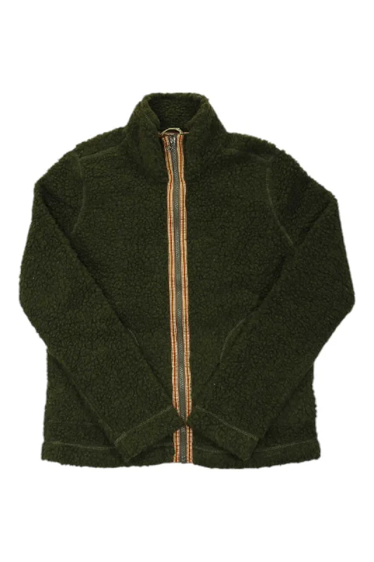 Toad & Co Womens Sespe Sherpa Zip Jacket Cotton Fabric Linen Fabric Terry Fabric