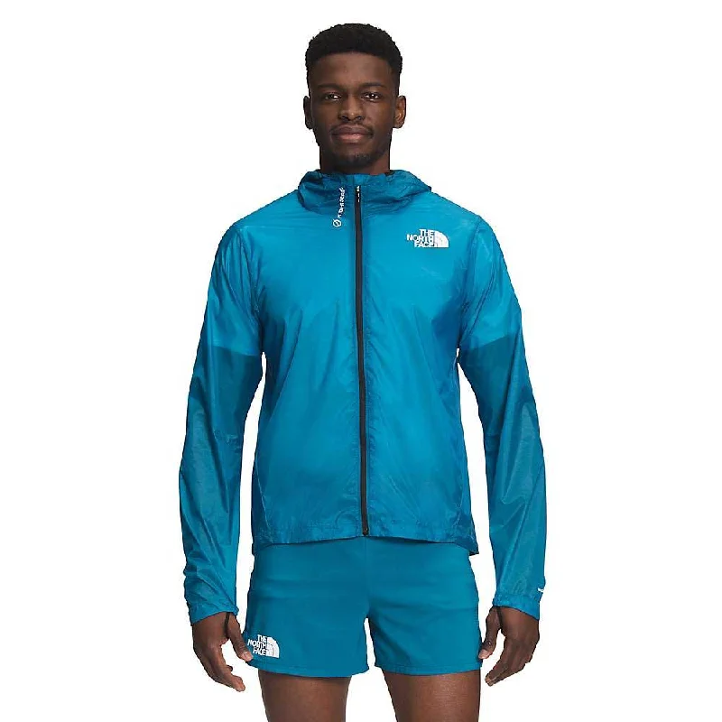 The North Face Mens Flight Lightriser Wind Jacket Notch Collar Peter Pan Collar Cowl Neck