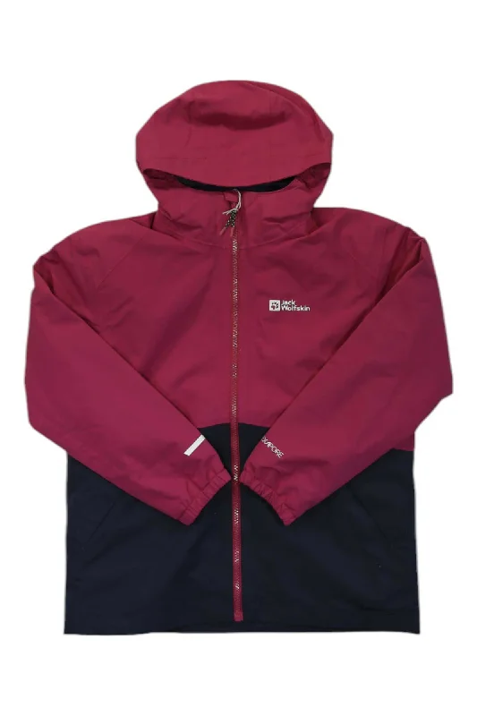 Jack Wolfskin Kids Iceland 3IN1 Jacket Trench Coat Raincoat Waterproof Jacket