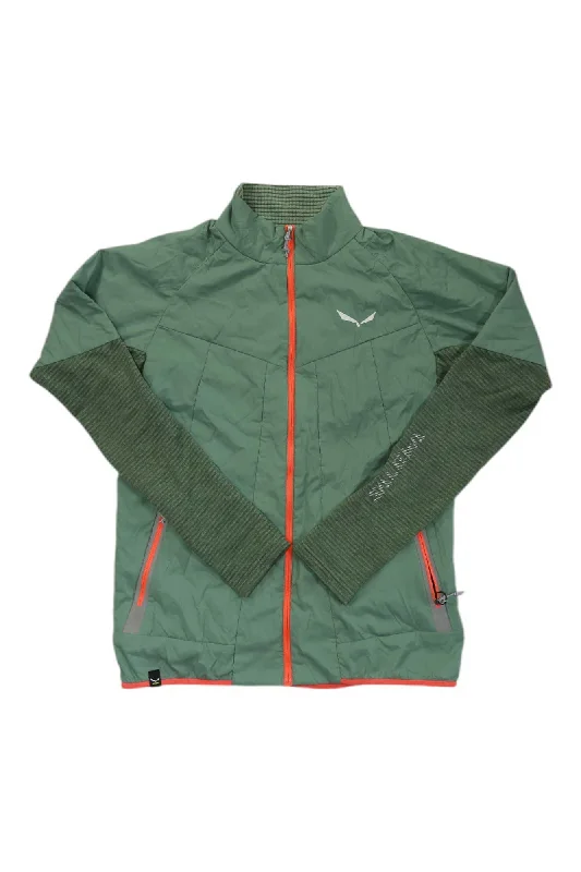 Salewa Womens Pedroc Hybrid 2 PTC Alpha Jacket Nylon Fabric Polyester Fabric Spandex Fabric