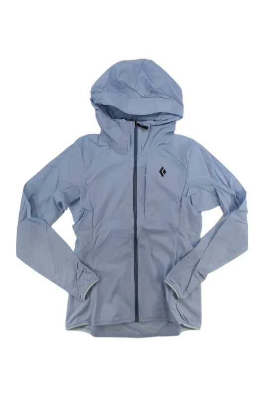 Black Diamond Women's Alpine Start Hoody Jacket A-Line Jacket Boat Neck Shawl Collar