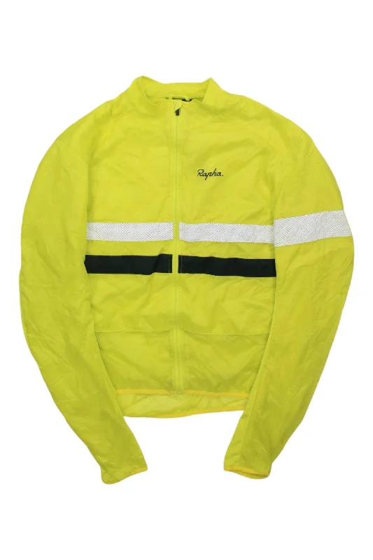Rapha Mens Brevet Insulated Jacket Boat Neck Shawl Collar Notched Collar