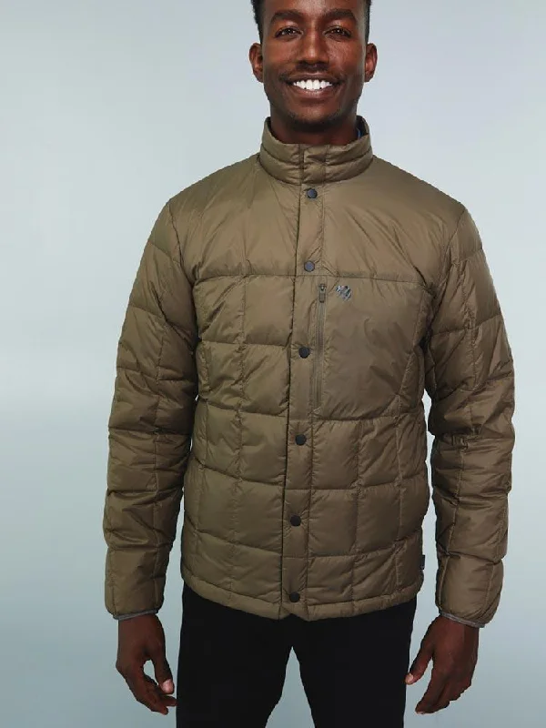 Men's PackDown Jacket Snapped Jacket Toggled Jacket Drawstring Jacket