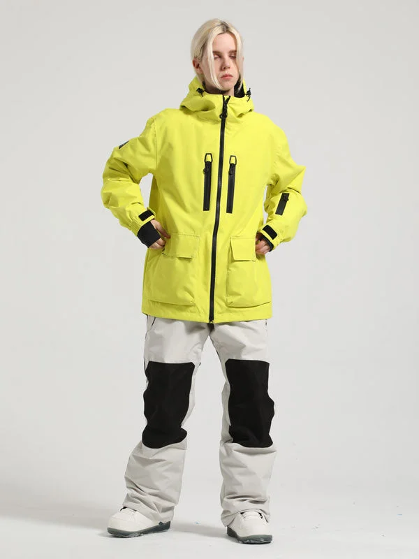 Women's Gsou Snow Winter Ranger Cargo Snow Jacket & Bibs Set Notch Collar Jacket Peter Pan Collar Jacket Cowl Neck Jacket Women's Gsou Snow Winter Ranger Cargo Snow Jacket & Bibs Set Notch Collar Jacket Peter Pan Collar Jacket Cowl Neck Jacket