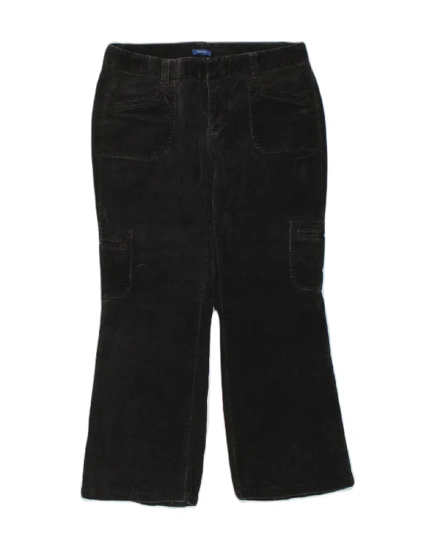DOCKERS Womens Bootcut Corduroy Trousers US 12 Large W34 L28 Black Cotton Trousers Low Rise Relaxed DOCKERS Womens Bootcut Corduroy Trousers US 12 Large W34 L28 Black Cotton Trousers Low Rise Relaxed