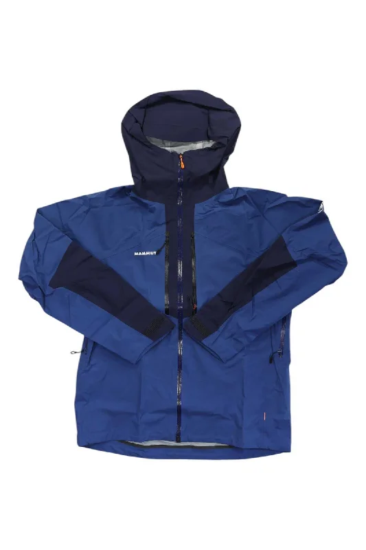 Mammut Mens Taiss HS Hooded Jacket Mesh Jacket Canvas Jacket Denim Jacket