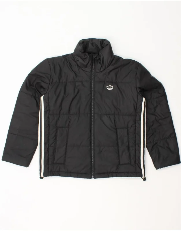 ADIDAS Womens Oversized Padded Jacket UK 4 XS Black Polyester Elasticated Jacket Padded Jacket Insulated Jacket ADIDAS Womens Oversized Padded Jacket UK 4 XS Black Polyester Elasticated Jacket Padded Jacket Insulated Jacket