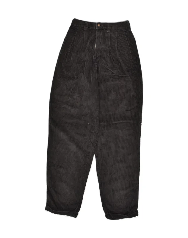 EDDIE BAUER Womens Tapered Corduroy Trousers US 6 Medium W26 L32 Black Trousers Cargo Utility EDDIE BAUER Womens Tapered Corduroy Trousers US 6 Medium W26 L32 Black Trousers Cargo Utility