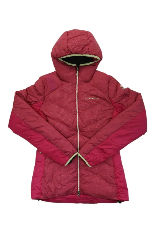 La Sportiva Womens Atlas Down Jacket Boat Neck Shawl Collar Notched Collar