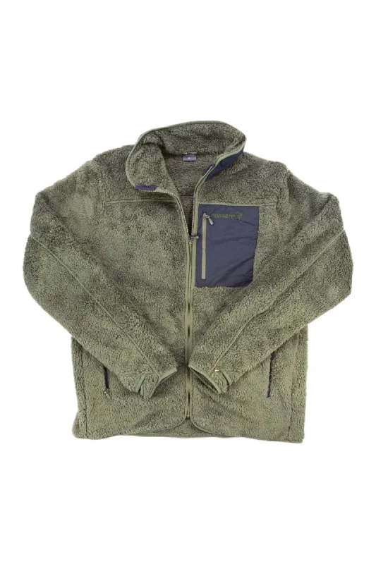 Norrona Mens Warm3 Jacket Zip Front Button Front Snap Front