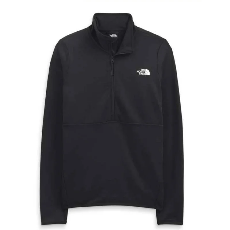 The North Face Women's Black Canyonlands Quarter Zip Jacket Snapped Jacket Toggled Jacket Drawstring Jacket
