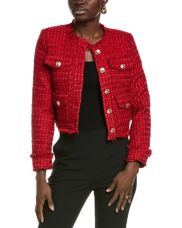Walter Baker Bennet Crop Fit Jacket Corduroy Jacket Velvet Jacket Brocade Jacket