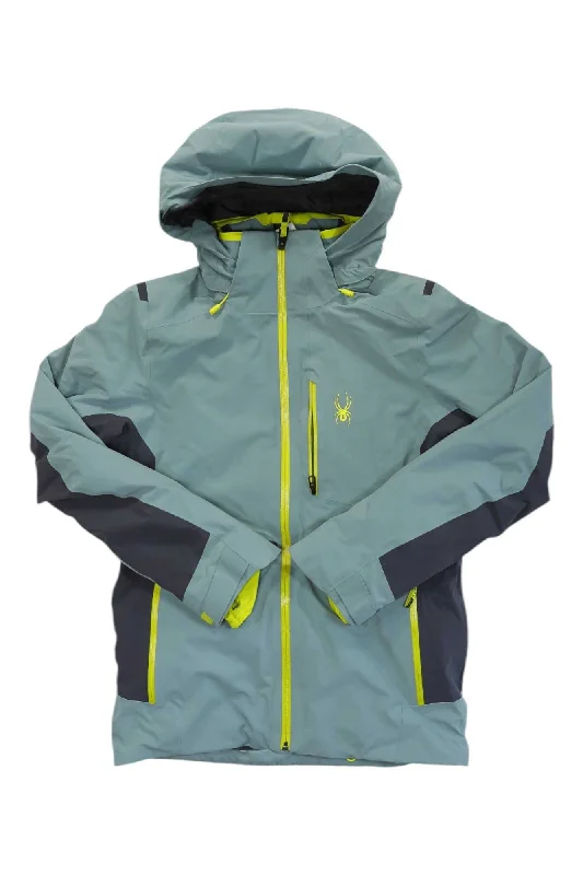 Spyder Mens Avid Jacket Welt Pockets Slit Pockets Flap Pockets