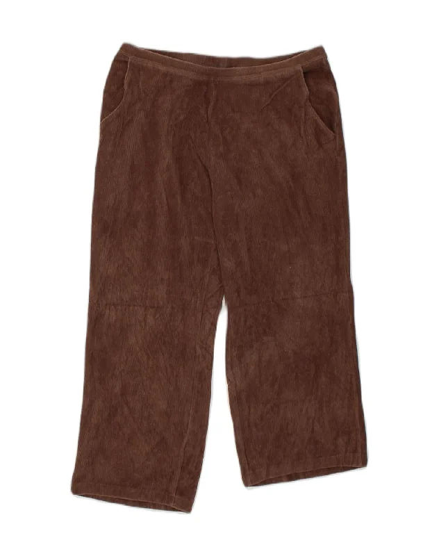 L.L.BEAN Womens Straight Corduroy Trousers Large W32 L24 Brown Cotton Trousers cozy soft L.L.BEAN Womens Straight Corduroy Trousers Large W32 L24 Brown Cotton Trousers cozy soft