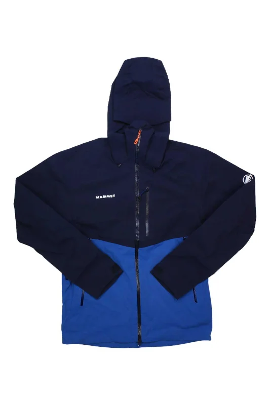 Mammut Mens Alto Guide HS Hooded Jacket Embroidered Jacket Appliqued Jacket Beaded Jacket