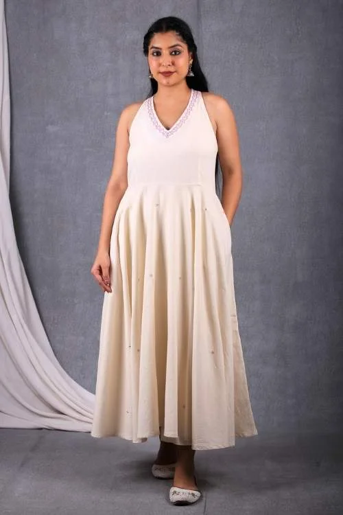 Urmul Desert Crafts- "Sankhu Dress" Halter Neck Handloom Dress Tunics Favorite customer Urmul Desert Crafts- "Sankhu Dress" Halter Neck Handloom Dress Tunics Favorite customer