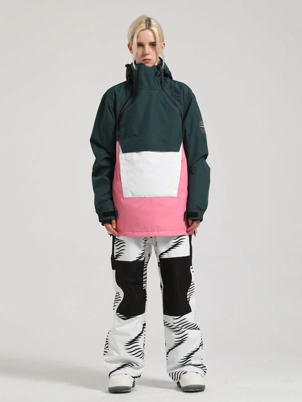 Dark Green Jacket+White Pants