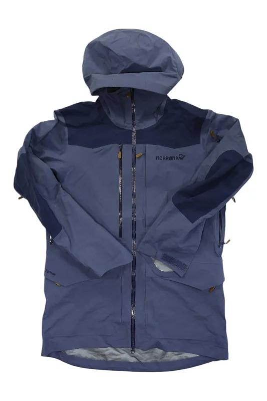Norrona Mens Tamok GTX Performance Shell Jacket Welt Pockets Slit Pockets Flap Pockets
