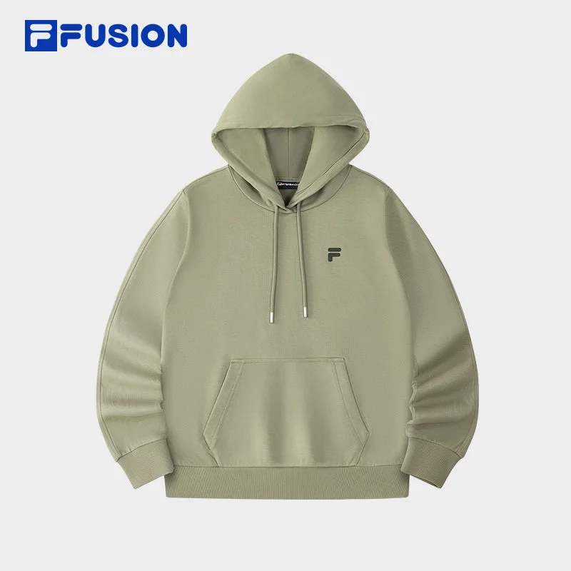 FILA FUSION INLINE FUSIONEER Women Hooded Sweater (Ash) Notch Collar Peter Pan Collar Cowl Neck FILA FUSION INLINE FUSIONEER Women Hooded Sweater (Ash) Notch Collar Peter Pan Collar Cowl Neck