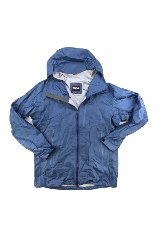 Outdoor Research Mens Helium Ascentshell Jacket A-Line Jacket Boat Neck Shawl Collar