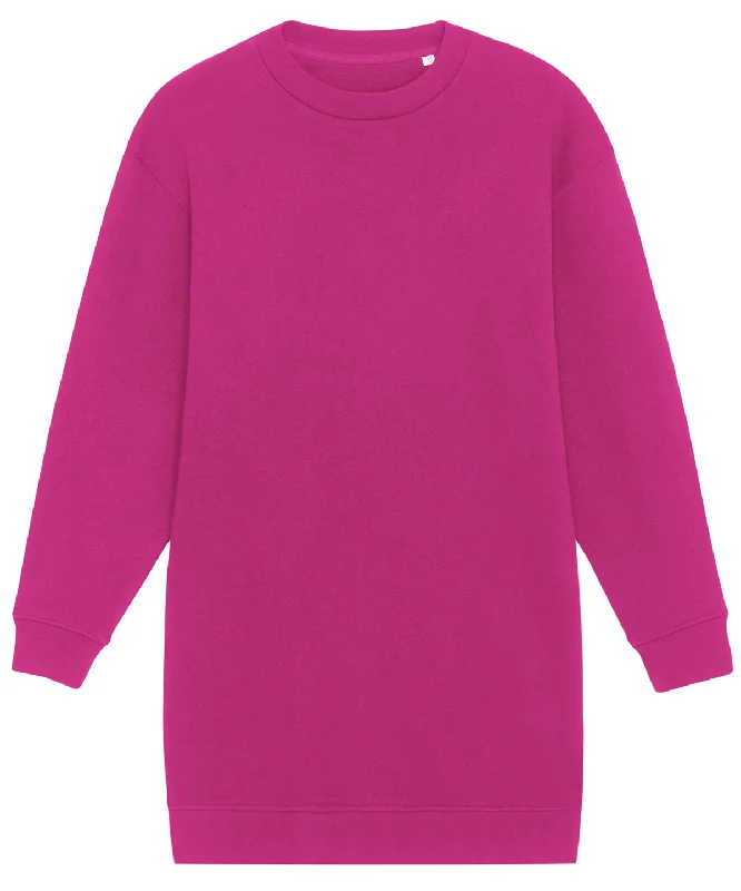 Orchid Flower - Stella Kicker women's crew neck oversized dress (STDW161) Tunics Vintage classic Orchid Flower - Stella Kicker women's crew neck oversized dress (STDW161) Tunics Vintage classic