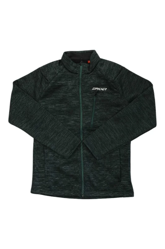 Spyder Mens Encore Jacket Faux Fur Fabric Real Fur Fabric Shearling Fabric