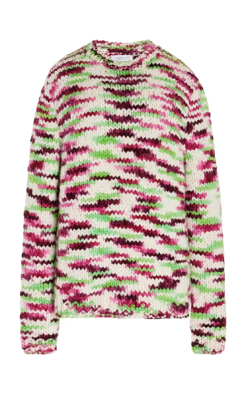 Lawrence Knit Sweater in Space Dye Jewel Multi Welfat Cashmere Spandex Rayon Corduroy Lawrence Knit Sweater in Space Dye Jewel Multi Welfat Cashmere Spandex Rayon Corduroy