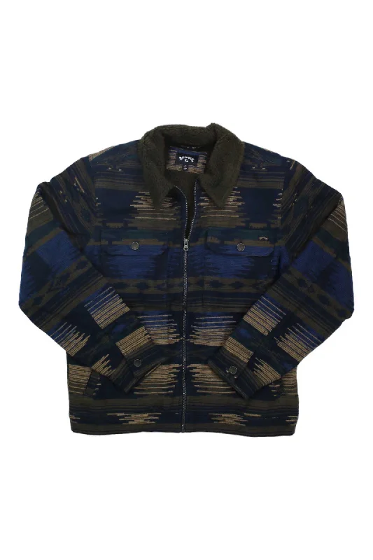 Billabong Mens Barlow Sherpa Jacket Striped Jacket Polka Dot Jacket Floral Jacket