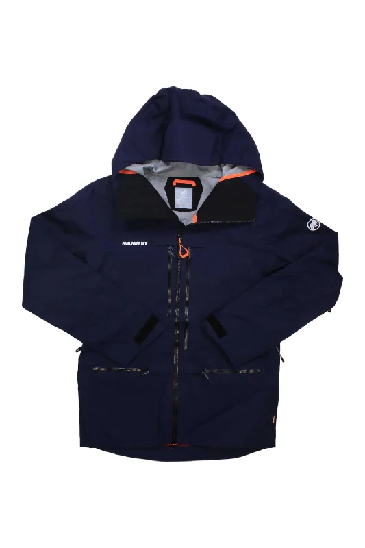 Mammut Mens Haldigrat HS Hooded Jacket Knit Jacket Woven Jacket Fleece Jacket