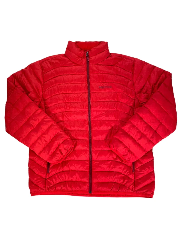 Men's Tullus Down Jacket Tiered Jacket Buttoned Jacket Zippered Jacket