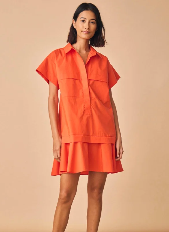 Hunter Bell Addison Dress - CHERRY RED