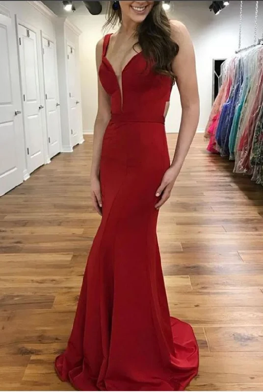 Charming Red Mermaid Prom Dress, Sleeveless Prom Dresses, Long Evening Dress cg21148 Charming Red Mermaid Prom Dress, Sleeveless Prom Dresses, Long Evening Dress cg21148