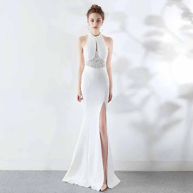 Chloe Formal Hot Charming Stone Collar Stunning Dress