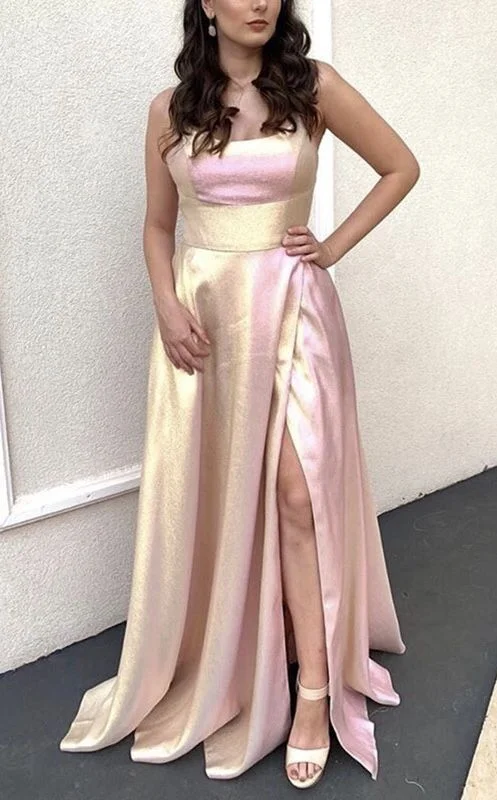 Stunning long pink prom dresses 2021 glitter evening gown    cg20887