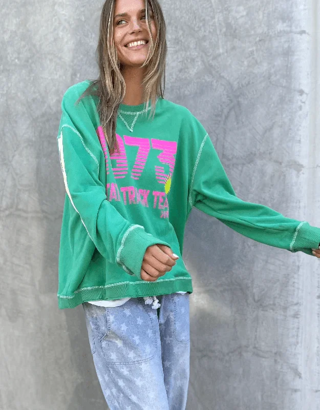 Hammill & Co 73 Slouch Green Edgy Sweat Shirt Lace Blend Ribbed Blend Corduroy Blend Hammill & Co 73 Slouch Green Edgy Sweat Shirt Lace Blend Ribbed Blend Corduroy Blend